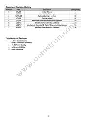 NHD-0116AZ-FL-GBW Datasheet Page 2