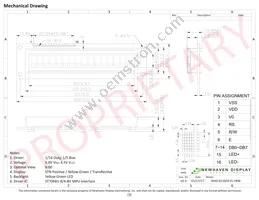 NHD-0116DZ-FL-YBW Datasheet Page 3