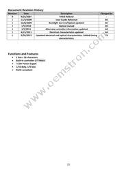 NHD-0116GZ-FL-YBW Datasheet Page 2