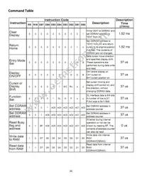 NHD-0116GZ-FSB-FBW Datasheet Page 6