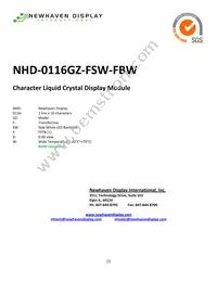 NHD-0116GZ-FSW-FBW Cover
