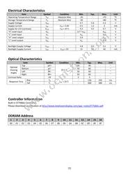 NHD-0116GZ-FSW-GBW Datasheet Page 5