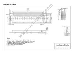 NHD-0116GZ-NSR-FBW Datasheet Page 3