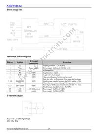 NHD-0140AZ-FL-YBW Datasheet Page 3