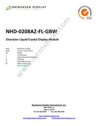 NHD-0208AZ-FL-GBW Cover