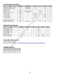 NHD-0208AZ-FL-GBW Datasheet Page 5