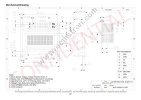 NHD-0208AZ-FL-YBW Datasheet Page 3