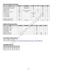 NHD-0208AZ-FL-YBW Datasheet Page 5