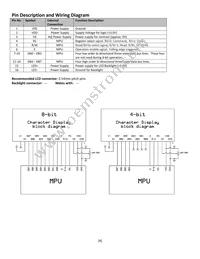 NHD-0208AZ-FSW-GBW-3V3 Datasheet Page 4