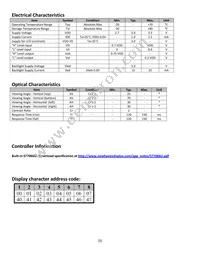 NHD-0208AZ-FSW-GBW-3V3 Datasheet Page 5