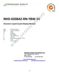 NHD-0208AZ-RN-YBW-3V Cover