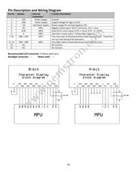 NHD-0208AZ-RN-YBW-3V Datasheet Page 4