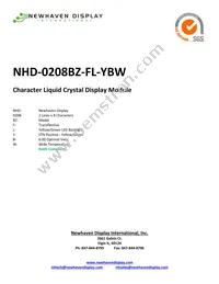 NHD-0208BZ-FL-YBW Cover