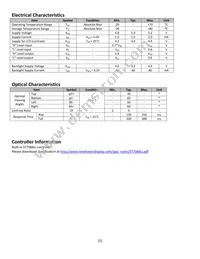 NHD-0208BZ-FL-YBW Datasheet Page 5