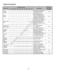 NHD-0208BZ-FL-YBW Datasheet Page 6