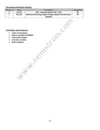 NHD-0208BZ-RN-YBW-33V Datasheet Page 2