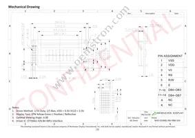 NHD-0208BZ-RN-YBW-33V Datasheet Page 3