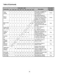 NHD-0208BZ-RN-YBW-33V Datasheet Page 6