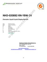 NHD-0208BZ-RN-YBW-3V Cover