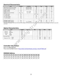 NHD-02161Z-FSY-YBW-C Datasheet Page 5