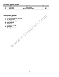 NHD-0216AW-IB3 Datasheet Page 2