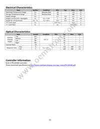 NHD-0216B3Z-FL-GBW-V3 Datasheet Page 5