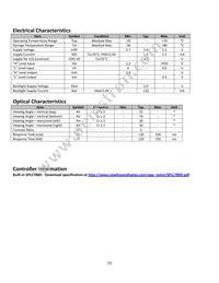 NHD-0216BZ-FL-GBW Datasheet Page 5