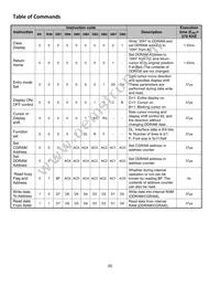 NHD-0216BZ-FL-YBW Datasheet Page 6