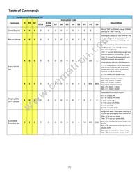 NHD-0216CW-AR3 Datasheet Page 7