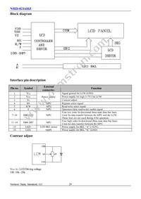 NHD-0216HZ-FL-GBW Datasheet Page 3