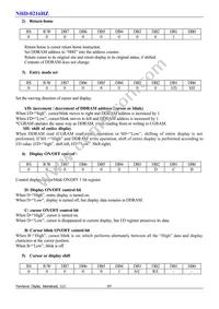 NHD-0216HZ-FL-GBW Datasheet Page 7