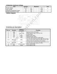 NHD-0216HZ-FSW-FBW-3V3C Datasheet Page 5