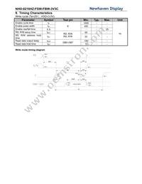 NHD-0216HZ-FSW-FBW-3V3C Datasheet Page 7