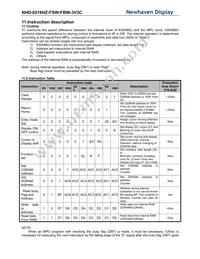 NHD-0216HZ-FSW-FBW-3V3C Datasheet Page 9