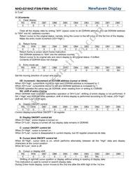 NHD-0216HZ-FSW-FBW-3V3C Datasheet Page 10