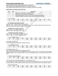 NHD-0216HZ-FSW-FBW-3V3C Datasheet Page 11