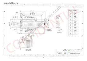 NHD-0216K1Z-FL-GBW Datasheet Page 3