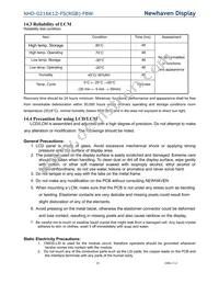 NHD-0216K1Z-FS(RGB)-FBW Datasheet Page 20