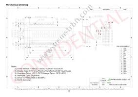 NHD-0216K1Z-FSB-GBW-L Datasheet Page 3