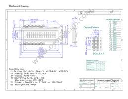 NHD-0216K1Z-FSO-FBW-L Datasheet Page 3