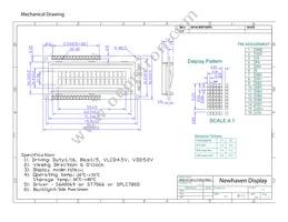 NHD-0216K1Z-FSPG-FBW-L Datasheet Page 3