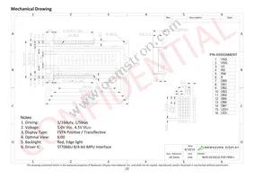 NHD-0216K1Z-FSR-FBW-L Datasheet Page 3