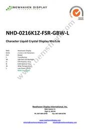 NHD-0216K1Z-FSR-GBW-L Cover