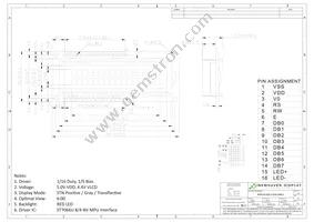 NHD-0216K1Z-FSR-GBW-L Datasheet Page 3