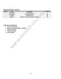NHD-0216K1Z-FSW-GBW-L Datasheet Page 2
