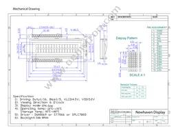 NHD-0216K1Z-FSW-GBW-L Datasheet Page 3