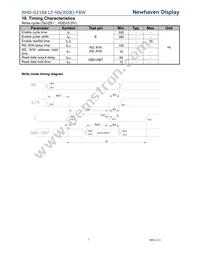 NHD-0216K1Z-NS(RGB)-FBW Datasheet Page 7