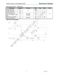 NHD-0216K1Z-NS(RGB)-FBW Datasheet Page 8