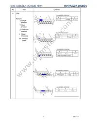 NHD-0216K1Z-NS(RGB)-FBW Datasheet Page 17