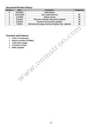 NHD-0216K1Z-NSA-FBW-L Datasheet Page 2